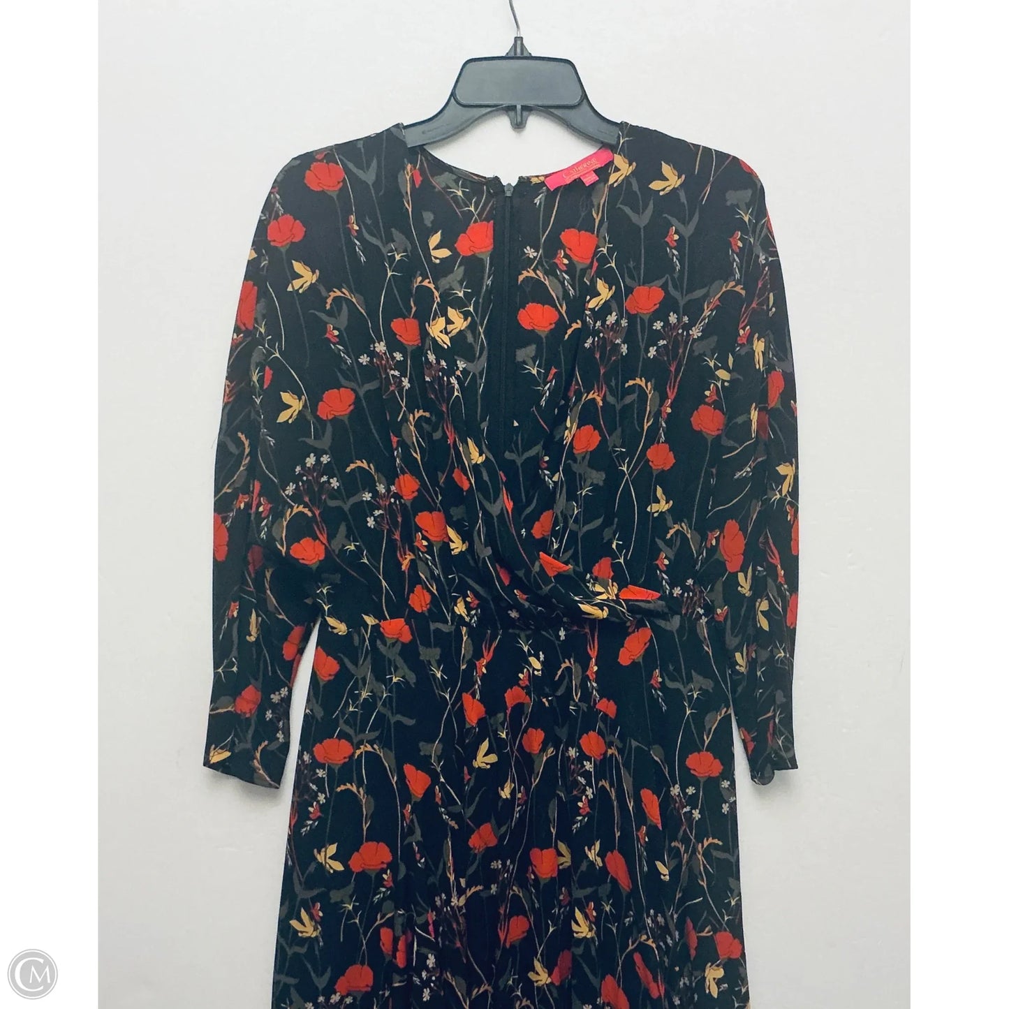 Dress Casual Midi By Catherine Malandrino In Black, Size: L