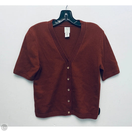 Top Short Sleeve By Joie In Brown, Size: M