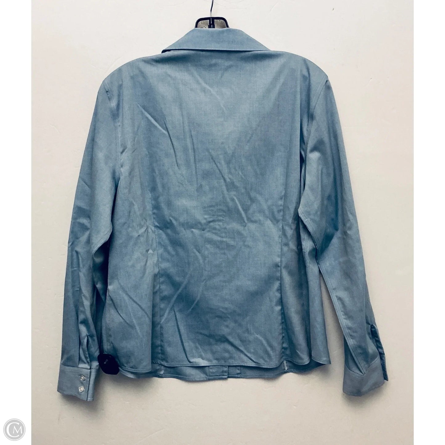 Top Long Sleeve By Jones New York In Blue, Size: L