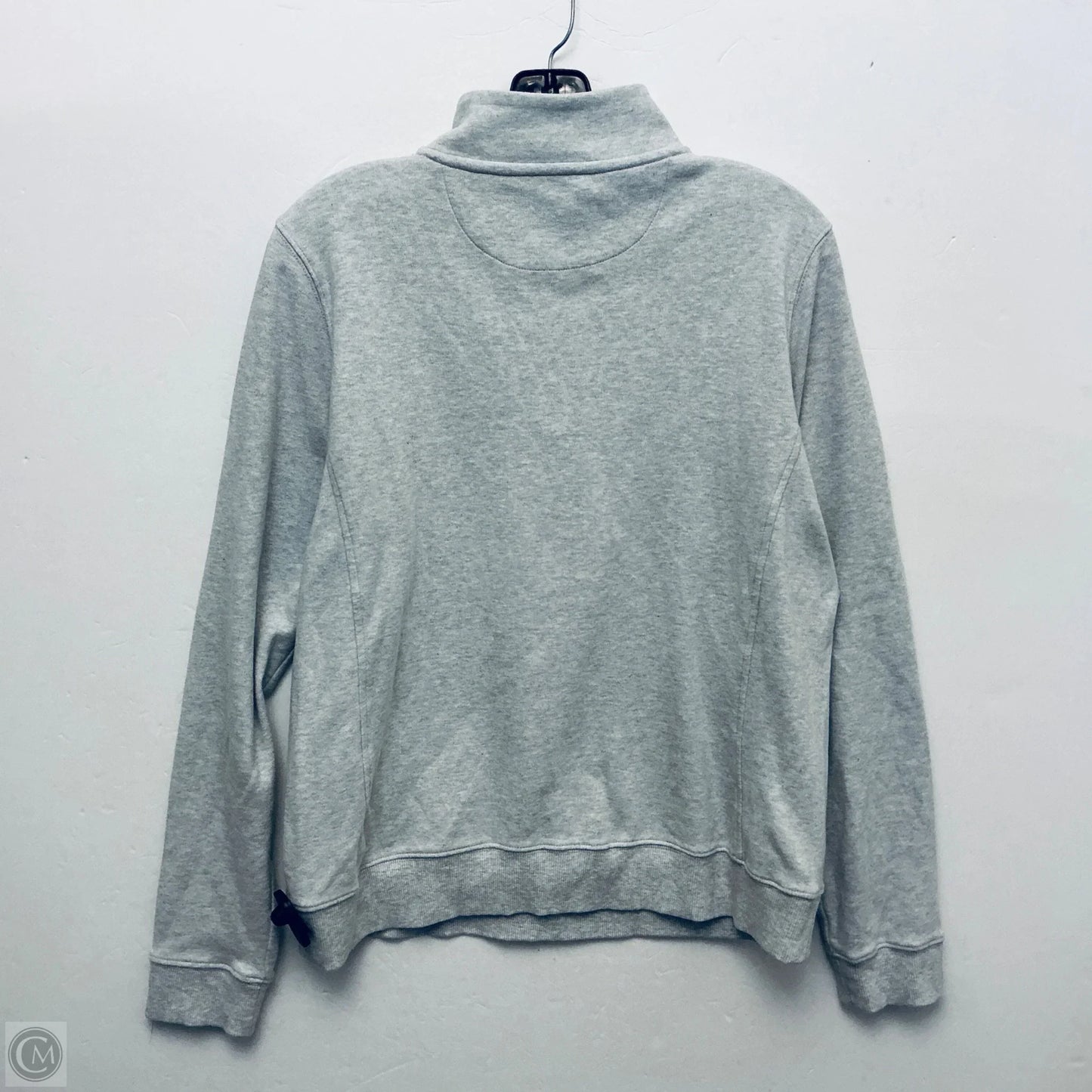 Sweatshirt Collar By Vineyard Vines In Grey, Size: L