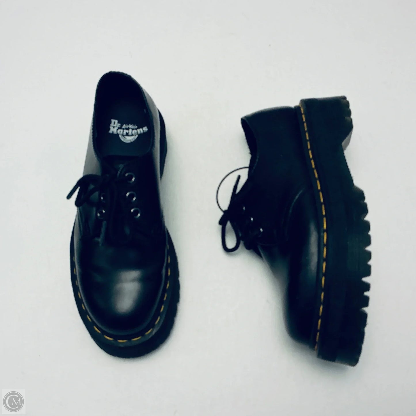 Shoes Heels Platform By Dr Martens In Black, Size: 8
