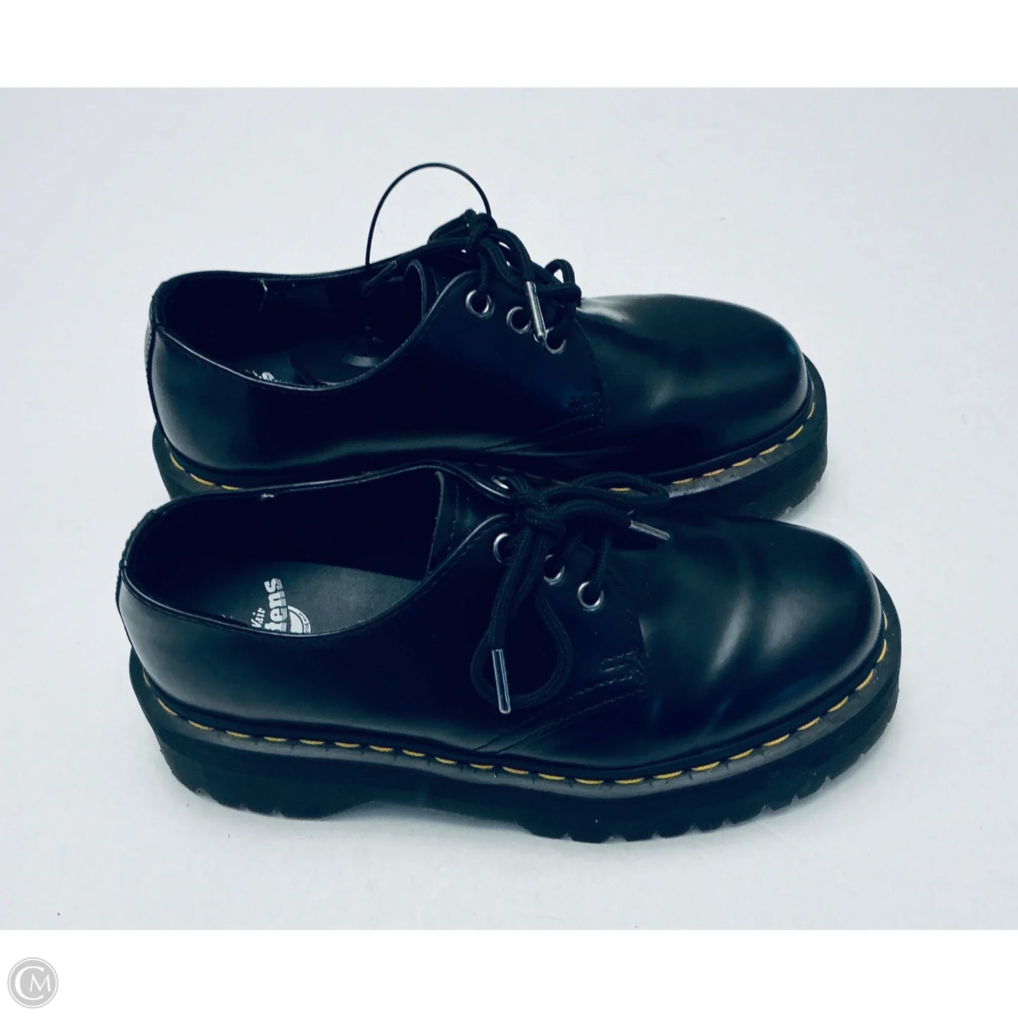 Shoes Heels Platform By Dr Martens In Black, Size: 8