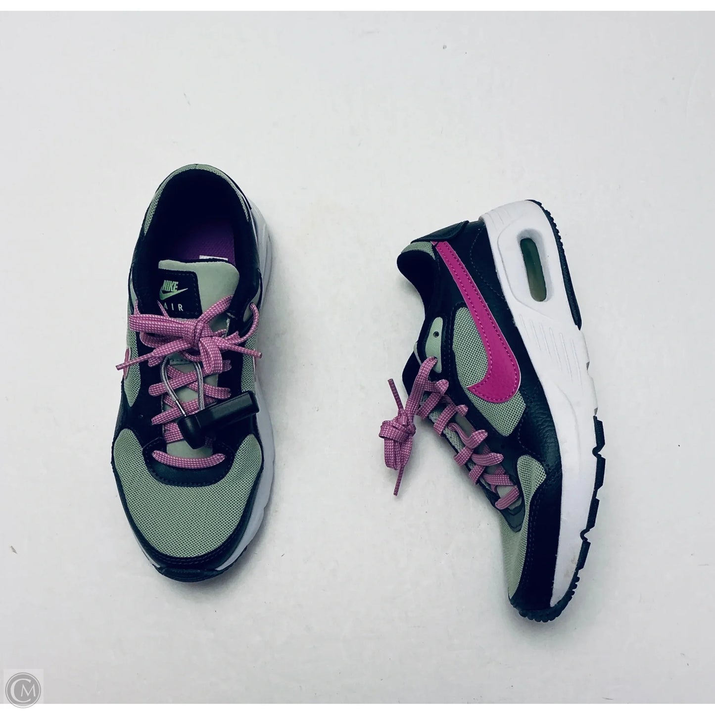 Shoes Athletic By Nike In Green & Pink, Size: 5