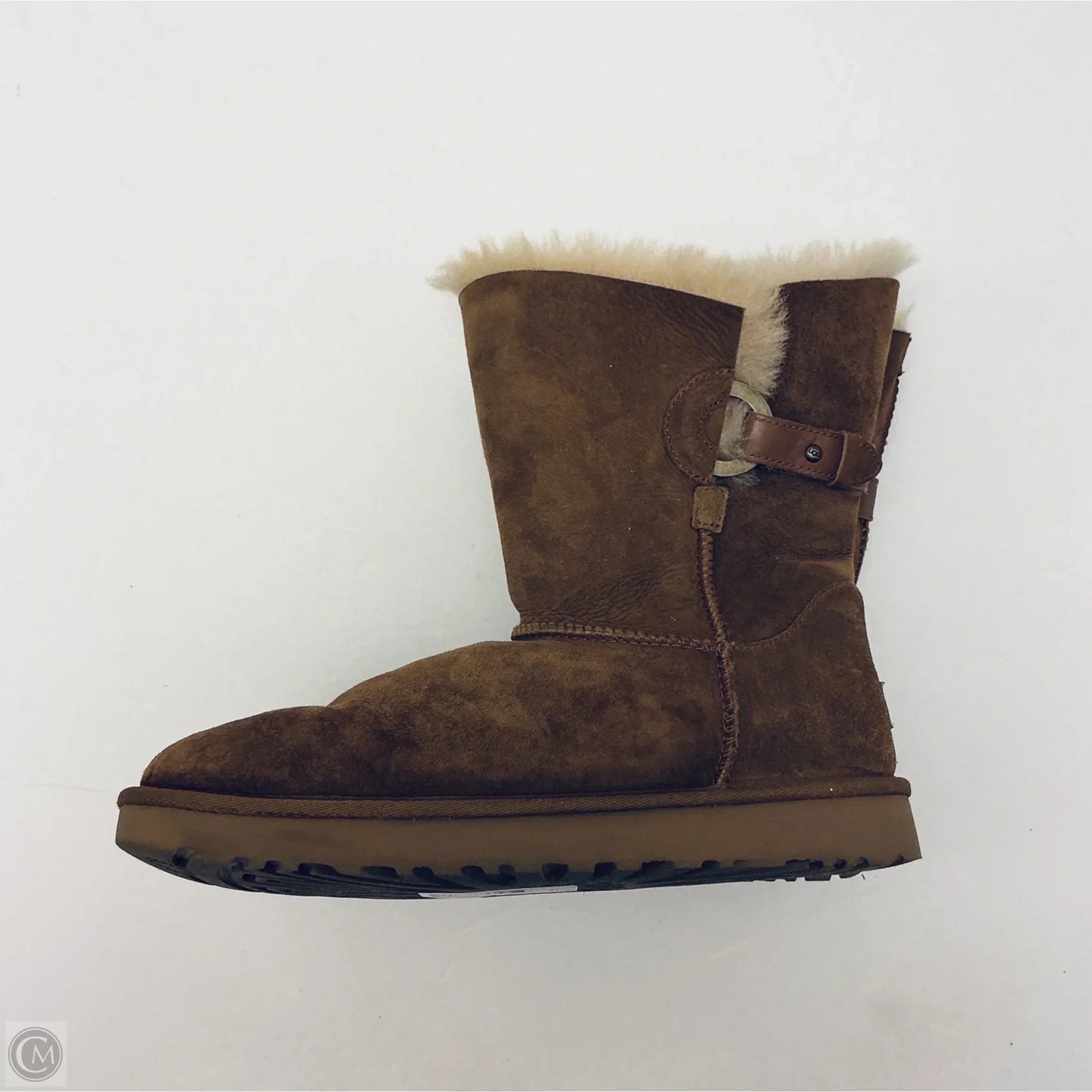 Boots Designer By Ugg In Brown, Size: 10