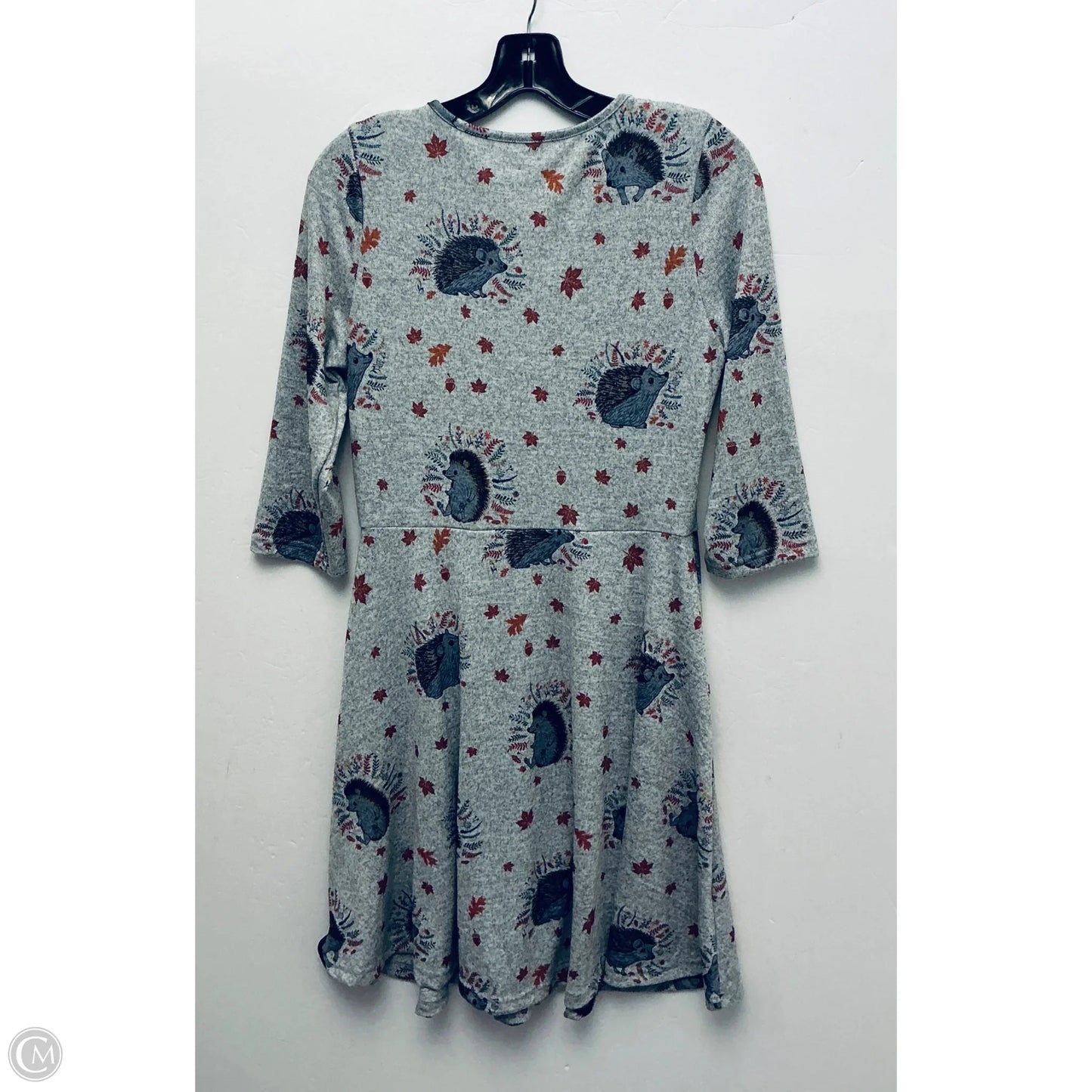 Dress Casual Midi By Clothes Mentor In Grey, Size: S