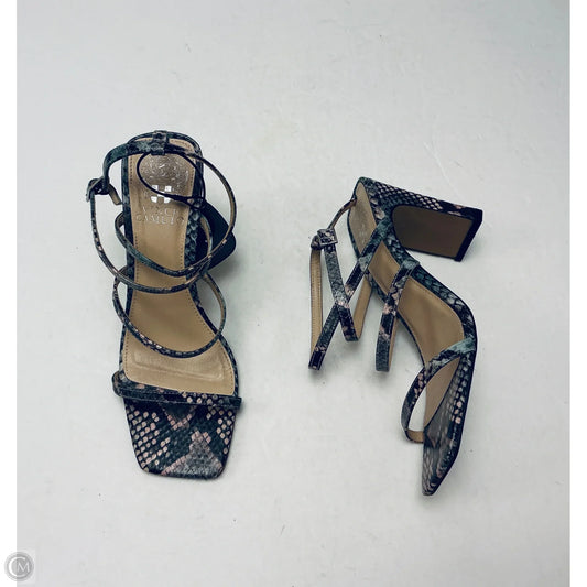 Shoes Heels Block By Vince Camuto In Snakeskin Print, Size: 7