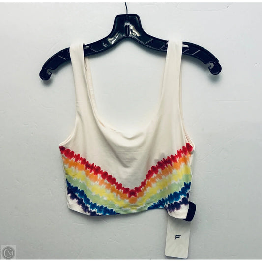 Athletic Bra By Fabletics In Tie Dye Print, Size: M