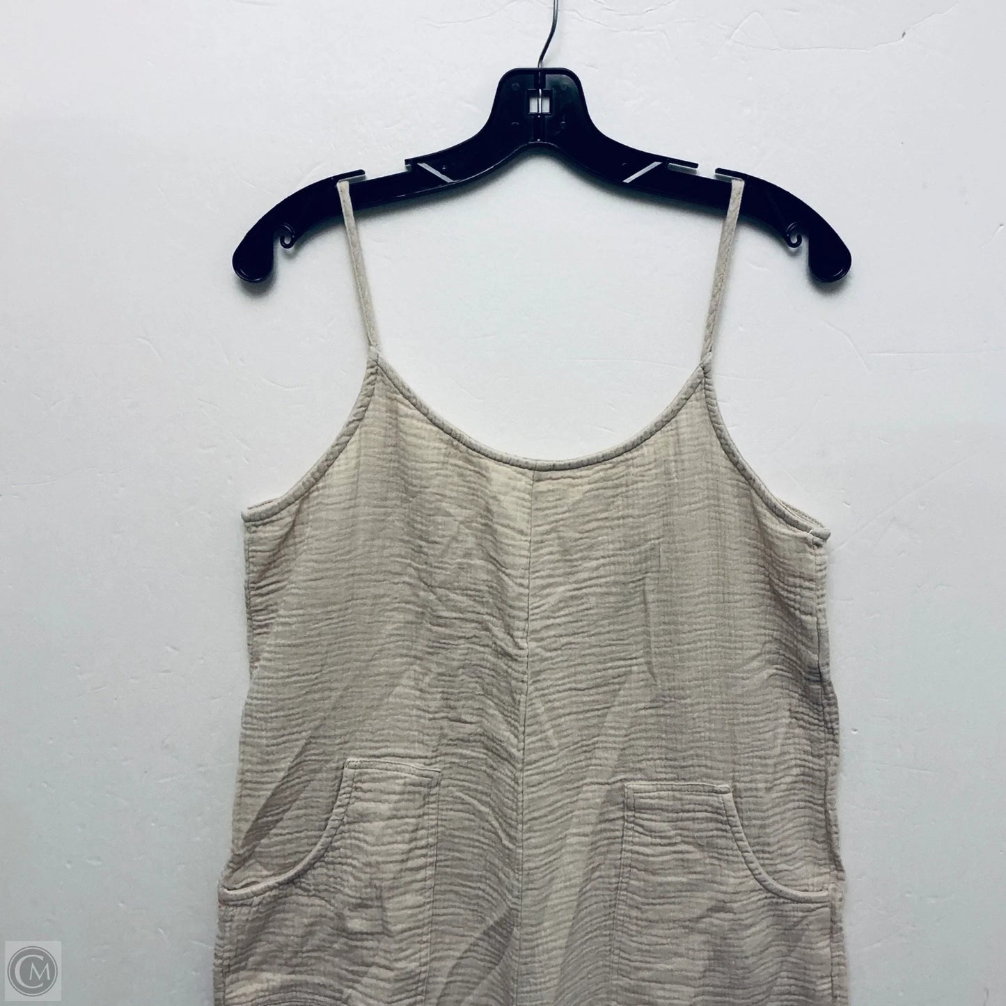Jumpsuit By Clothes Mentor In Tan, Size: S