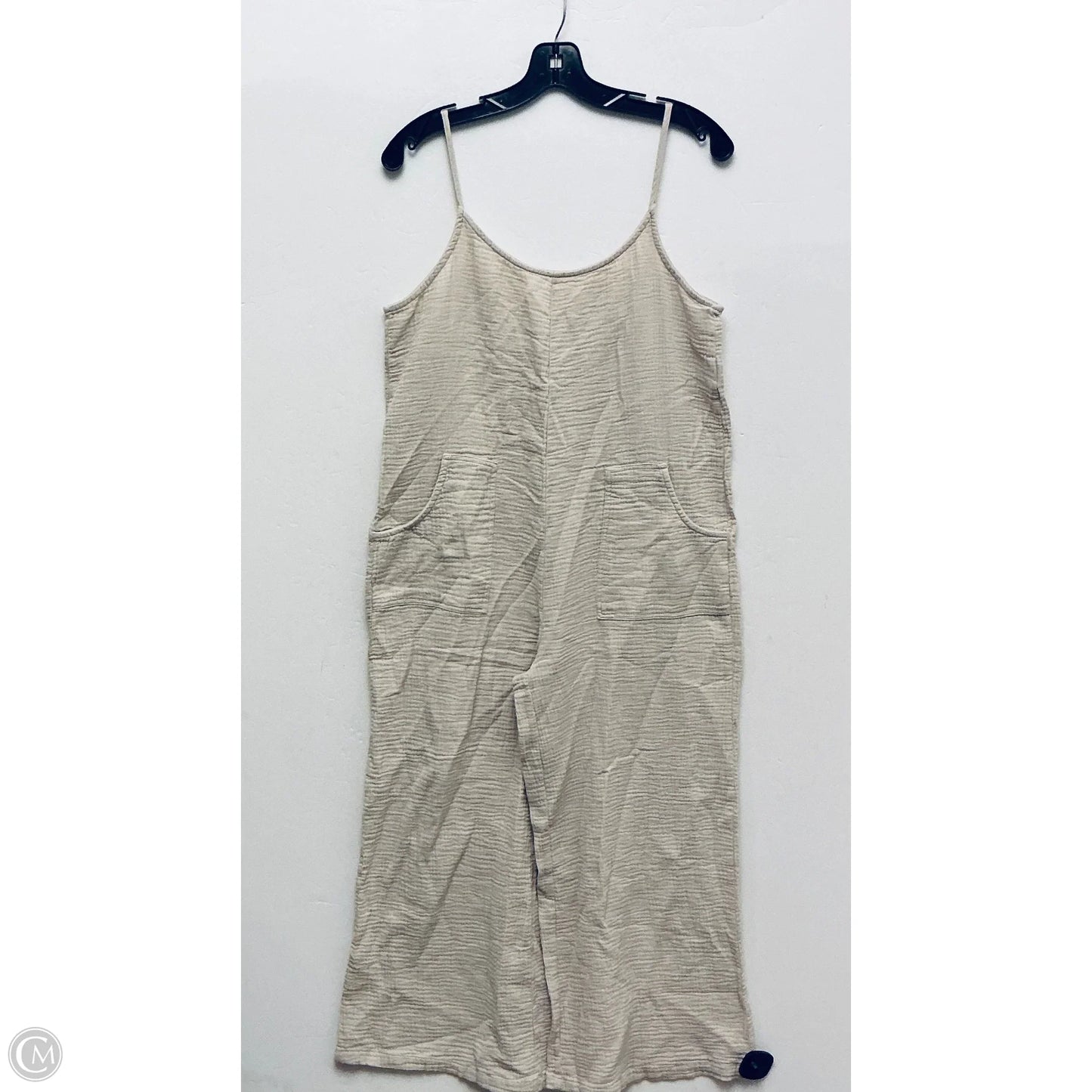 Jumpsuit By Clothes Mentor In Tan, Size: S