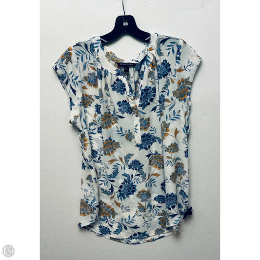 Top Short Sleeve By 41 Hawthorn In Floral Print, Size: L