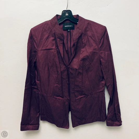 Jacket Designer By Lafayette 148 In Purple, Size: 12
