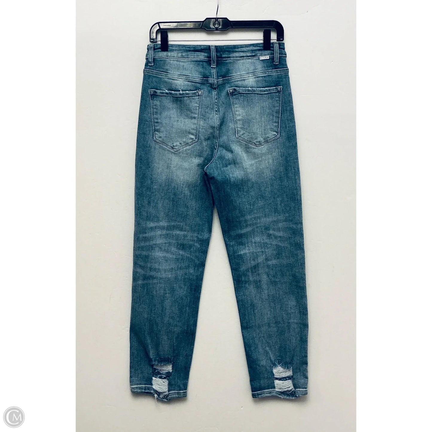Jeans Straight By Risen In Blue Denim, Size: 8