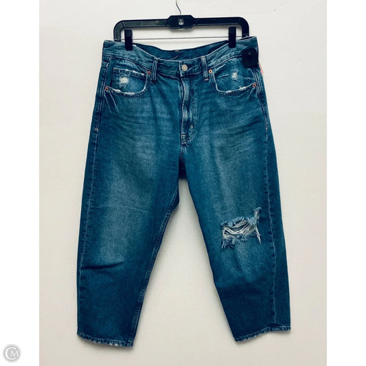 Jeans Straight By Gap In Blue Denim, Size: 10p