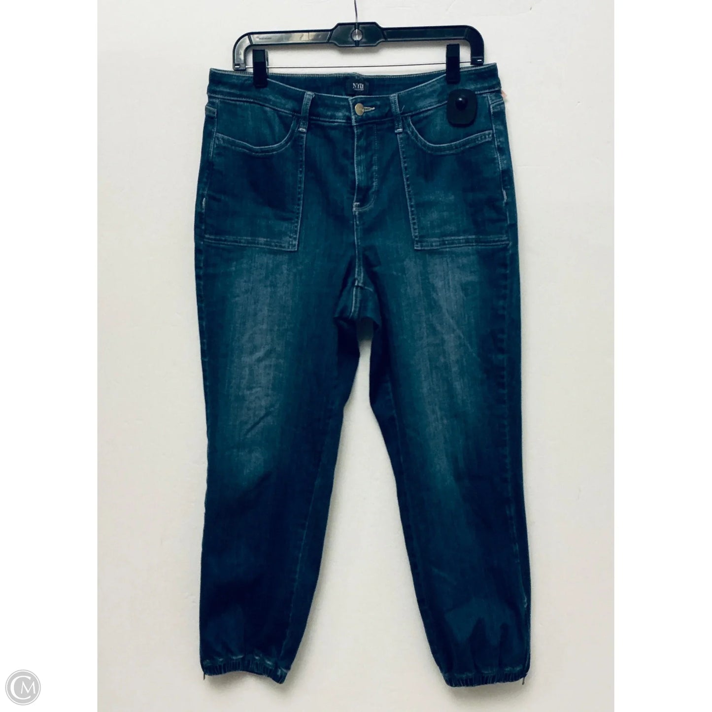 Jeans Straight By Not Your Daughters Jeans In Blue Denim, Size: 10