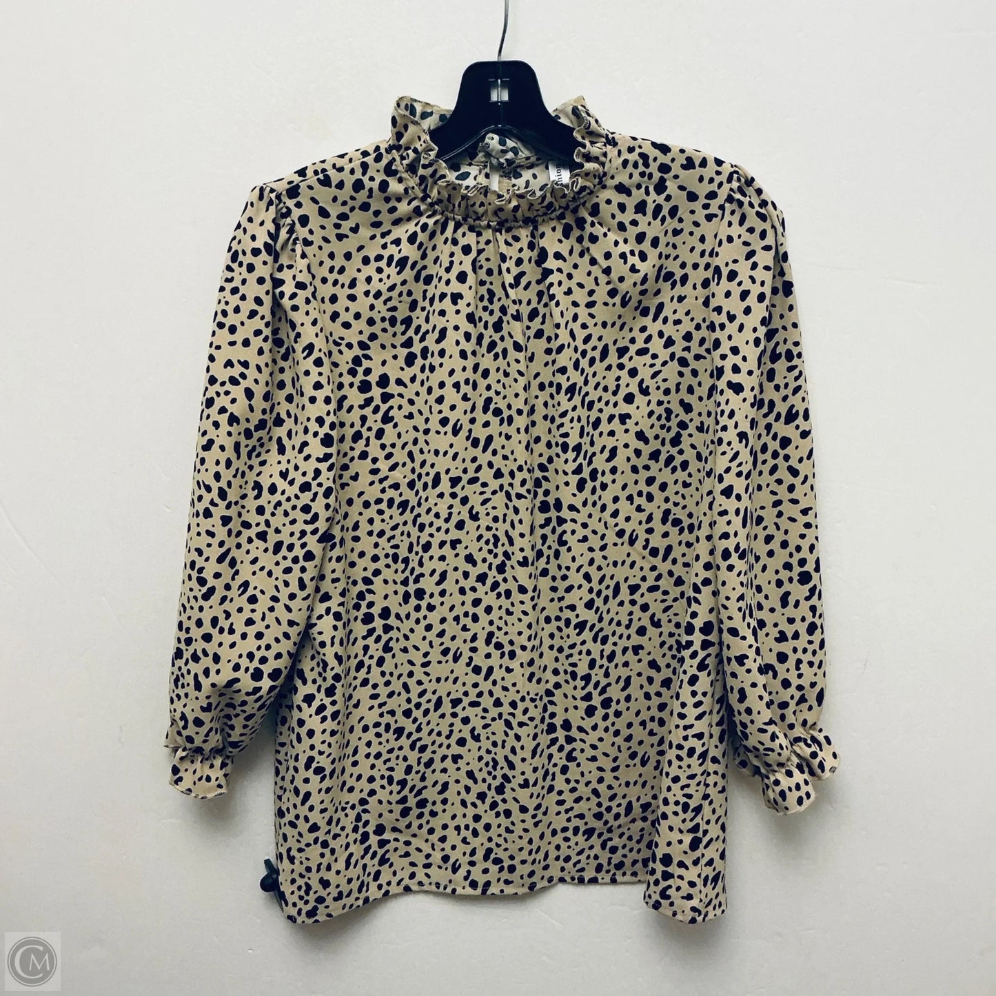 Top Long Sleeve By Clothes Mentor In Animal Print, Size: S