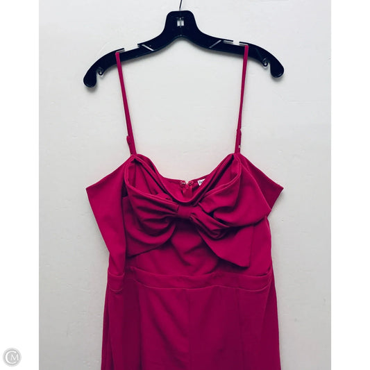 Jumpsuit By Fashion Nova In Pink, Size: 3x