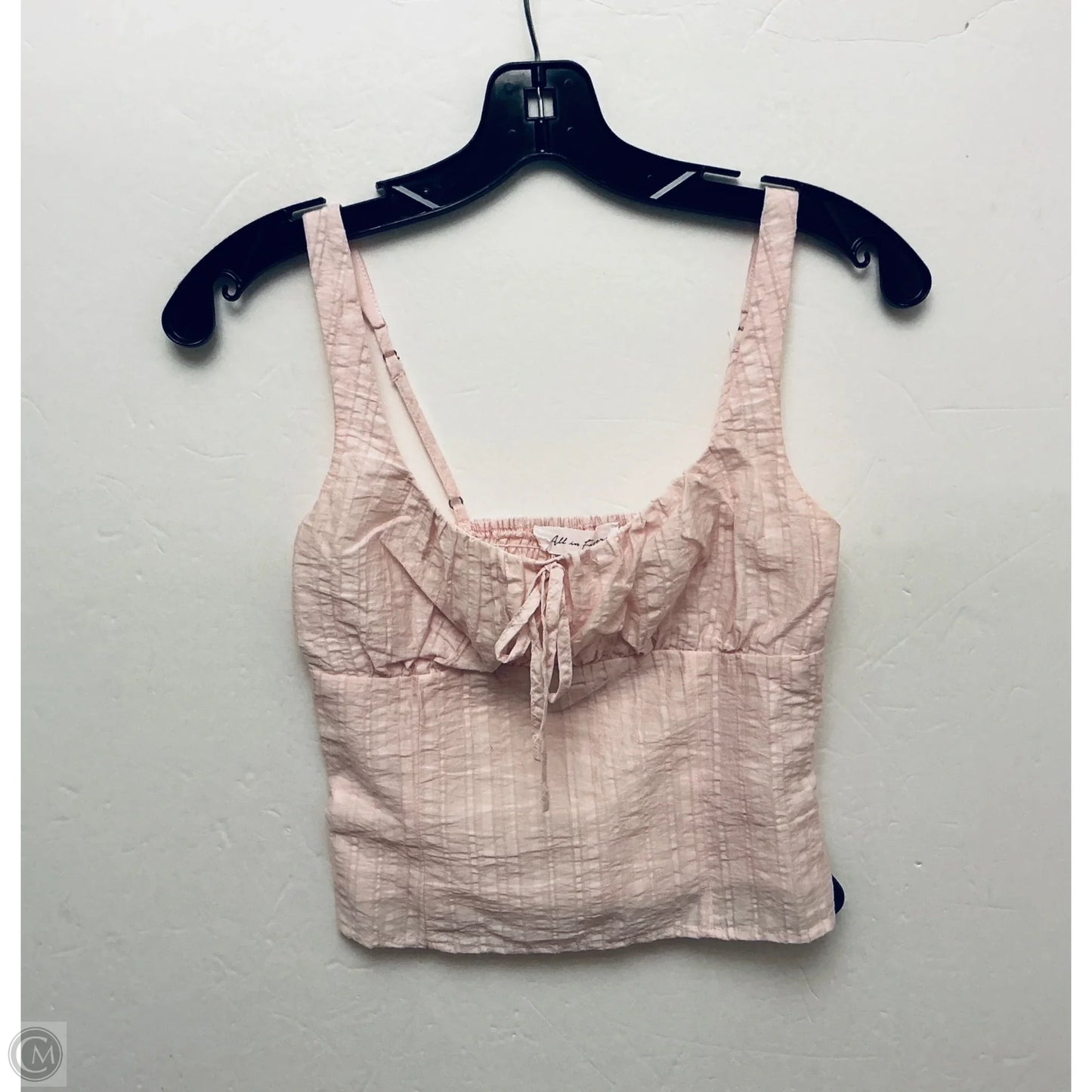 Top Sleeveless By All In Favor In Pink, Size: Xs