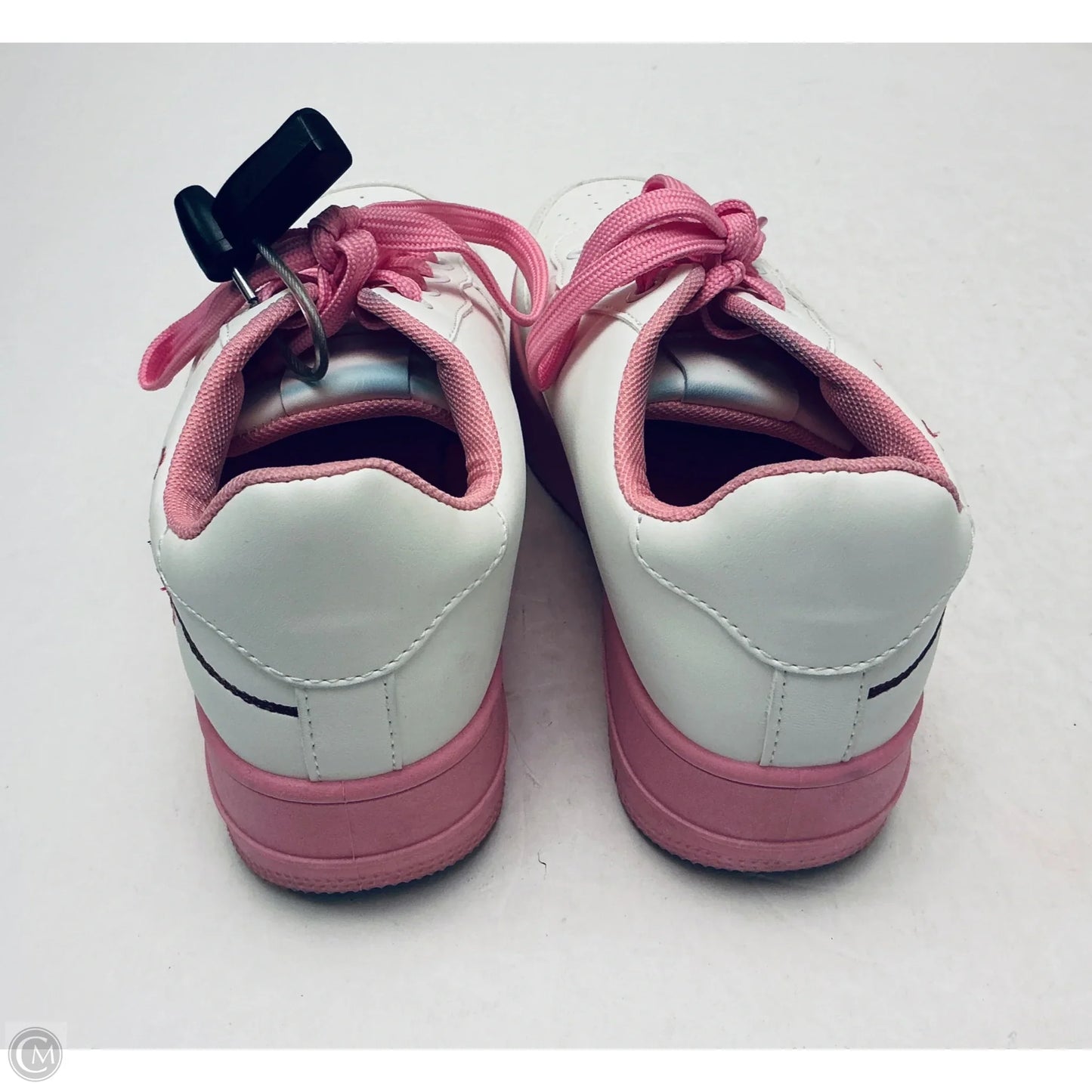 Shoes Sneakers Platform By Clothes Mentor In Pink & White, Size: 5.5