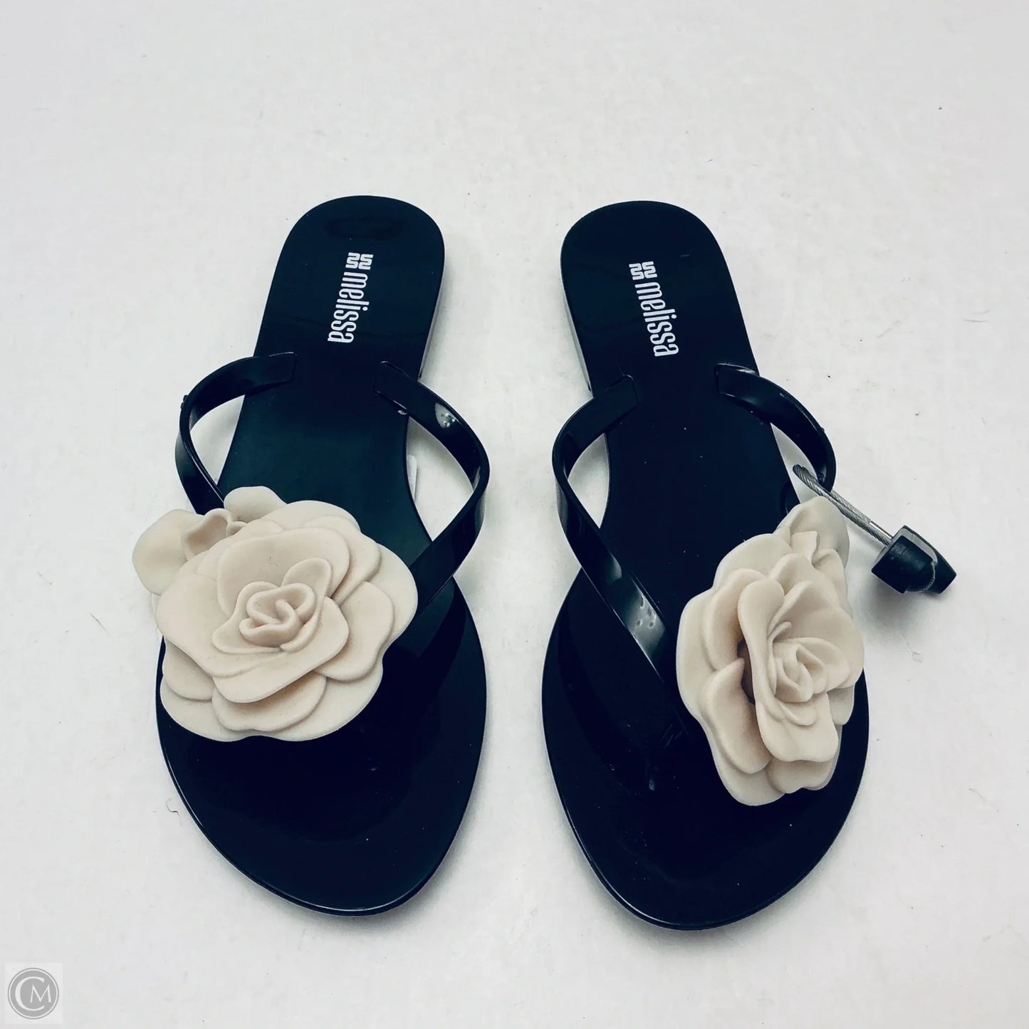 Sandals Flip Flops By Clothes Mentor In Black, Size: 5