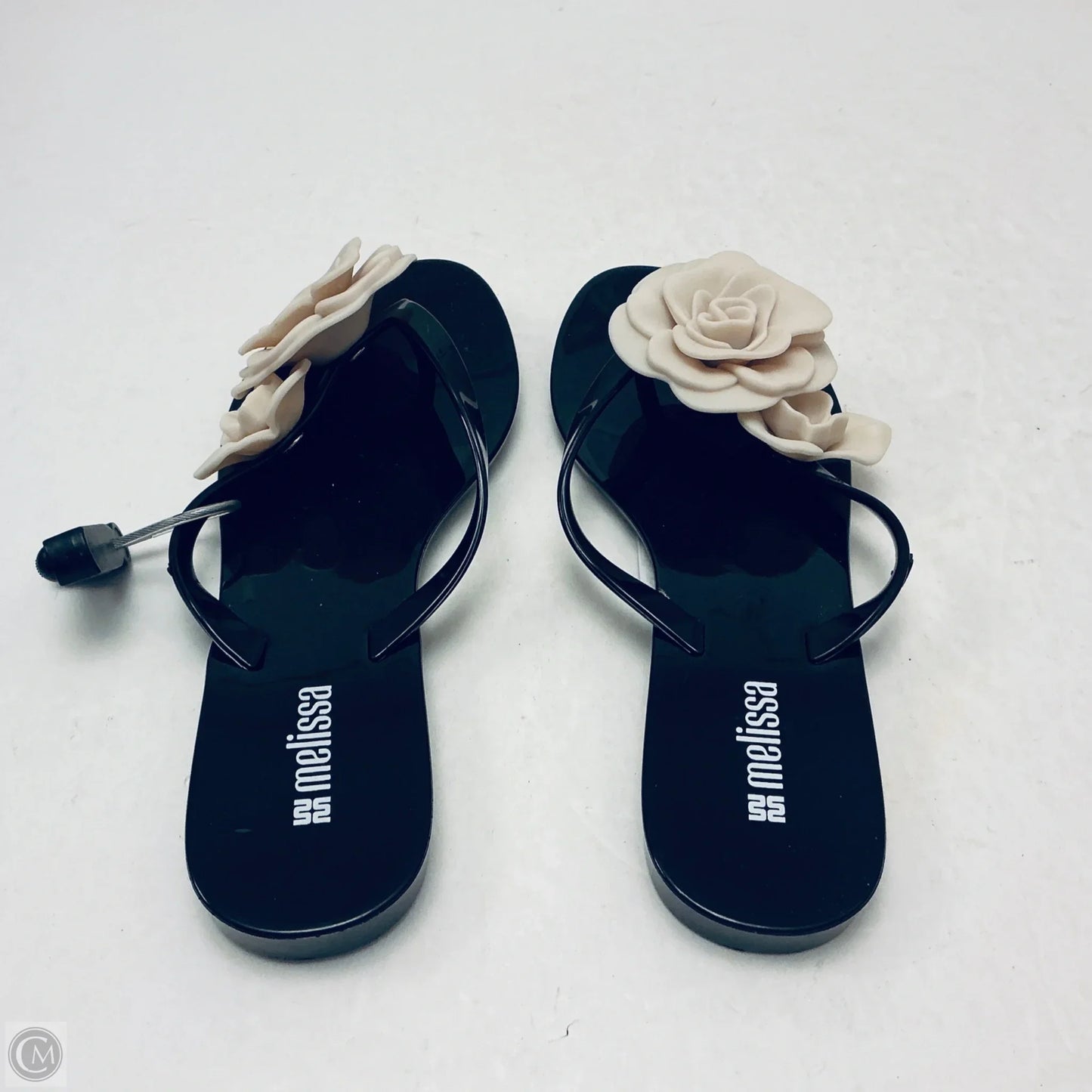 Sandals Flip Flops By Clothes Mentor In Black, Size: 5