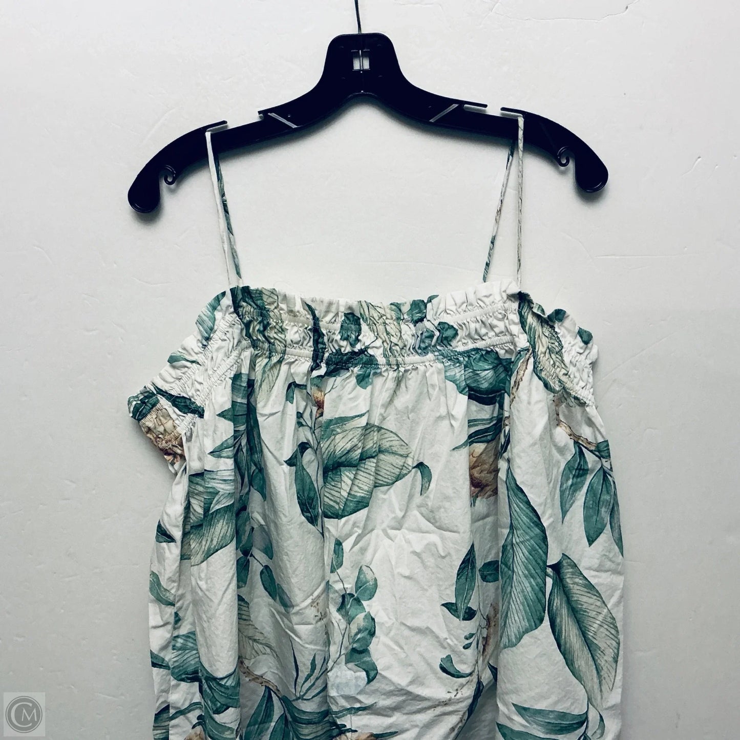 Dress Casual Midi By H&m In Tropical Print, Size: Xl