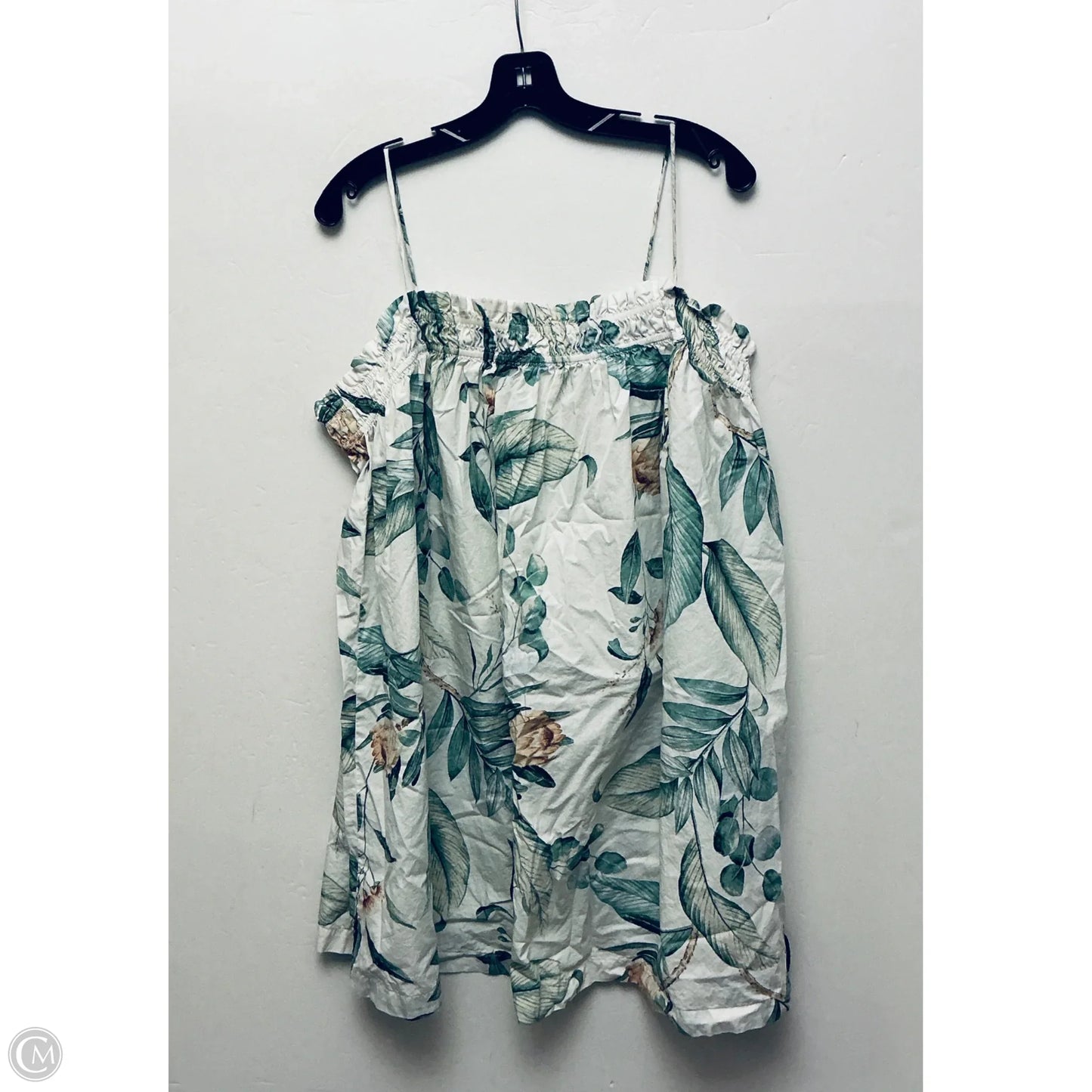 Dress Casual Midi By H&m In Tropical Print, Size: Xl