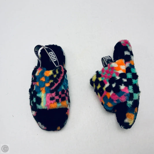 Sandals Designer By Ugg In Multi-colored, Size: 5