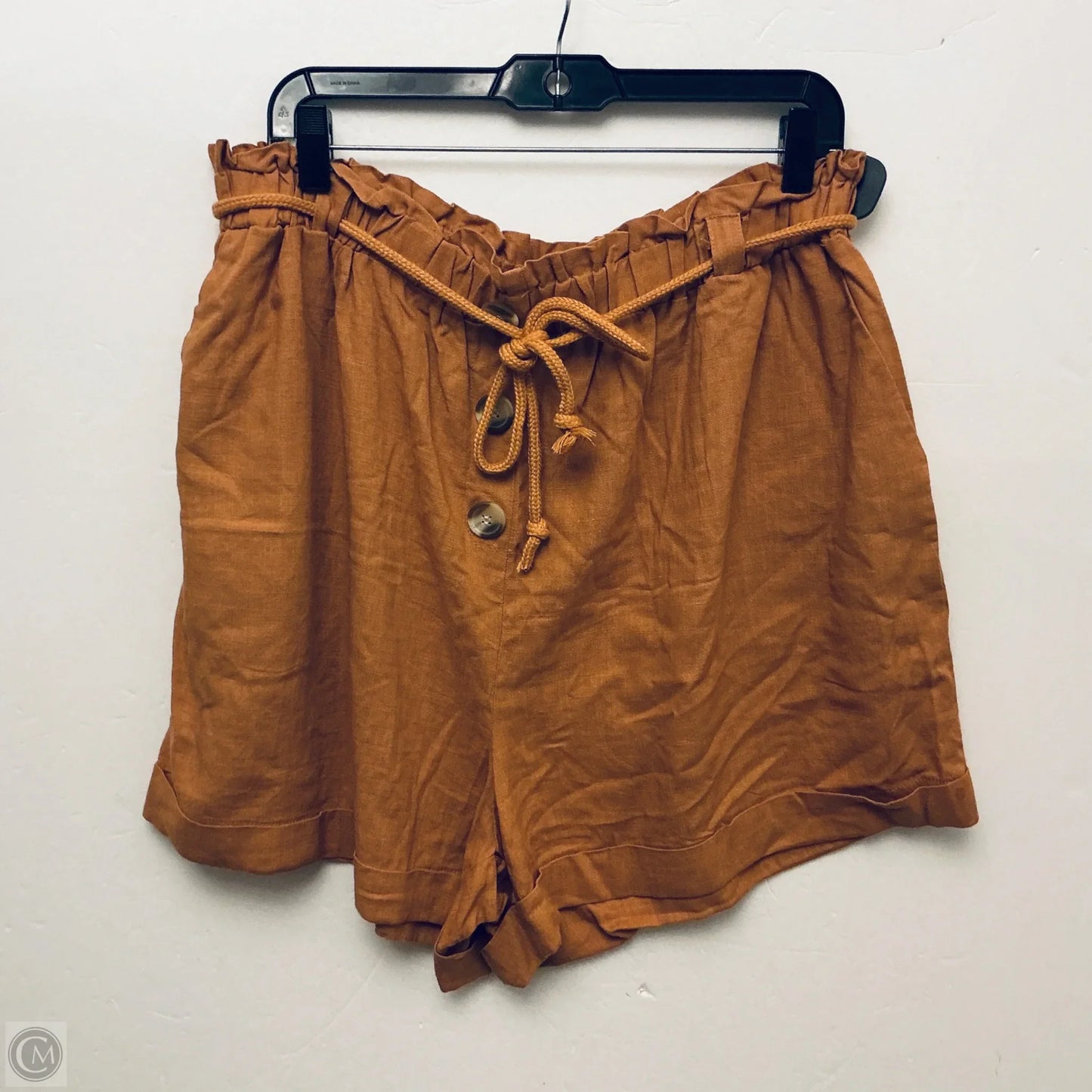 Shorts By Clothes Mentor In Brown, Size: 1x