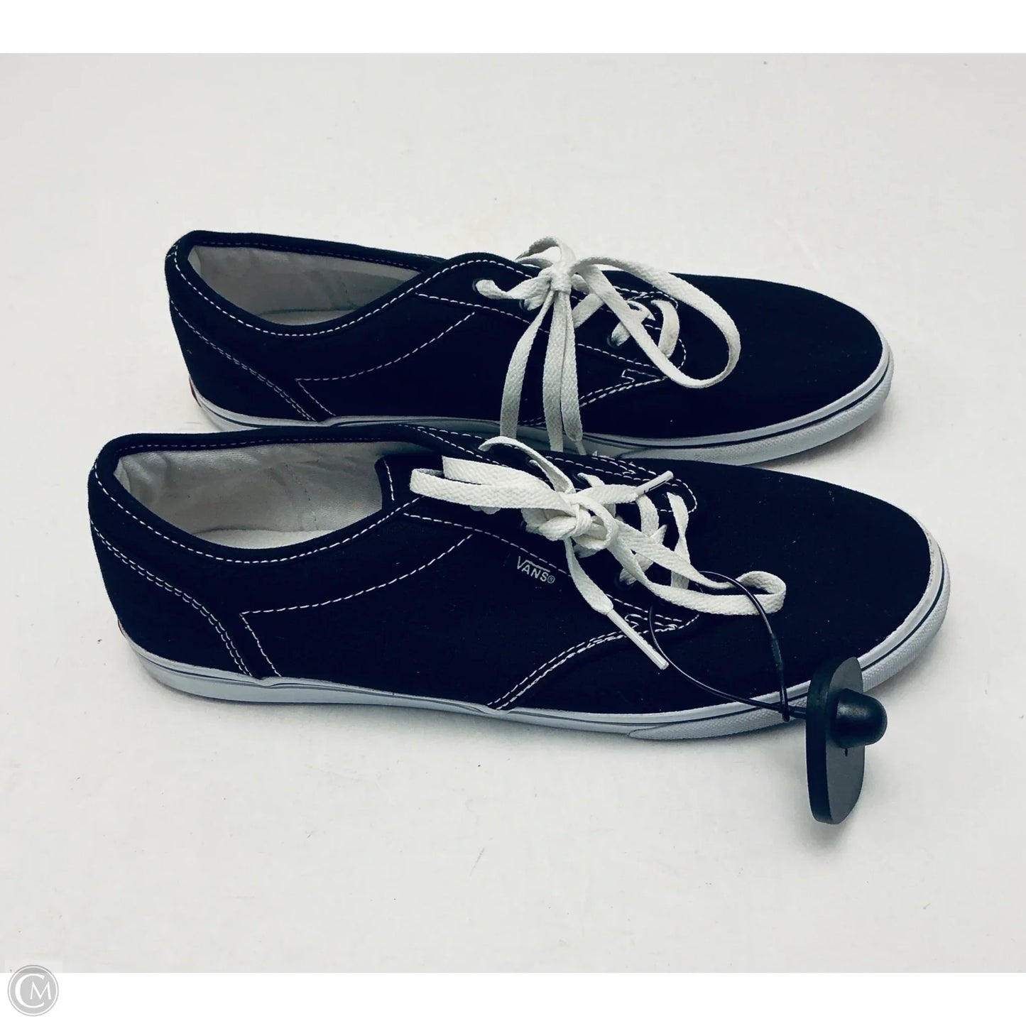 Shoes Flats By Vans In Black, Size: 10