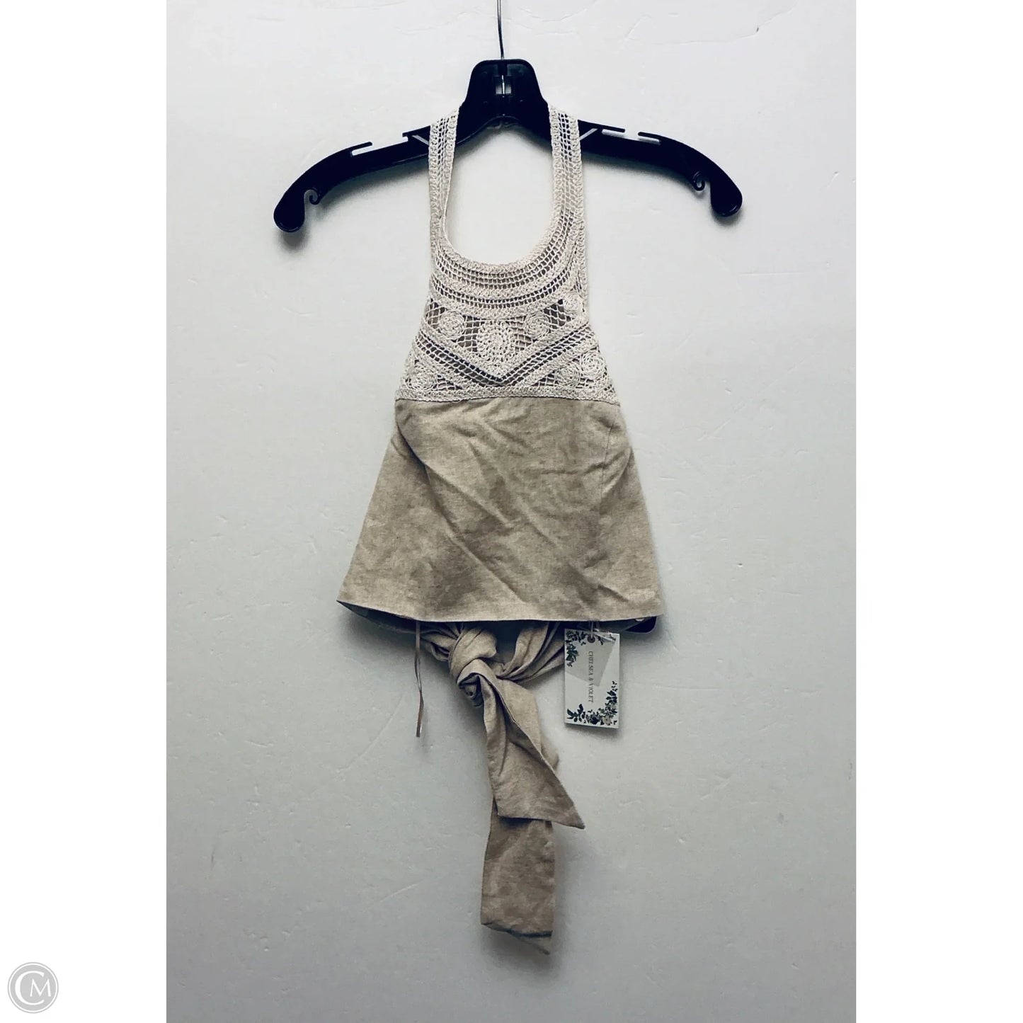 Top Sleeveless By Chelsea And Violet In Tan, Size: M