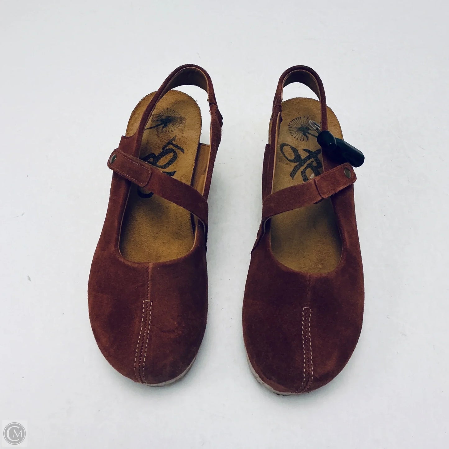 Shoes Heels Wedge By Otbt In Brown, Size: 9