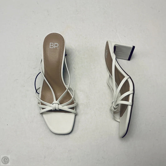 Shoes Heels Block By Bp In White, Size: 6.5