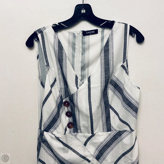 Romper By Chicme In Striped Pattern, Size: Xl