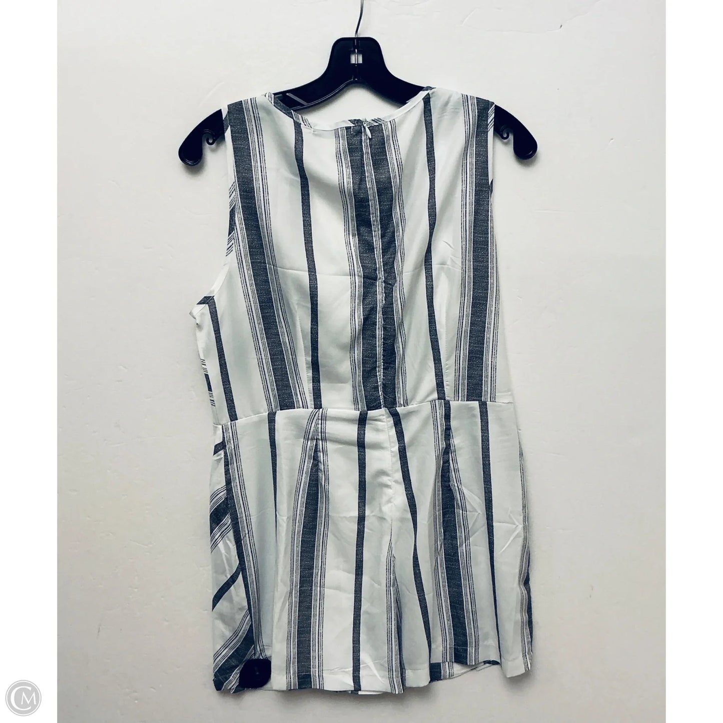 Romper By Chicme In Striped Pattern, Size: Xl