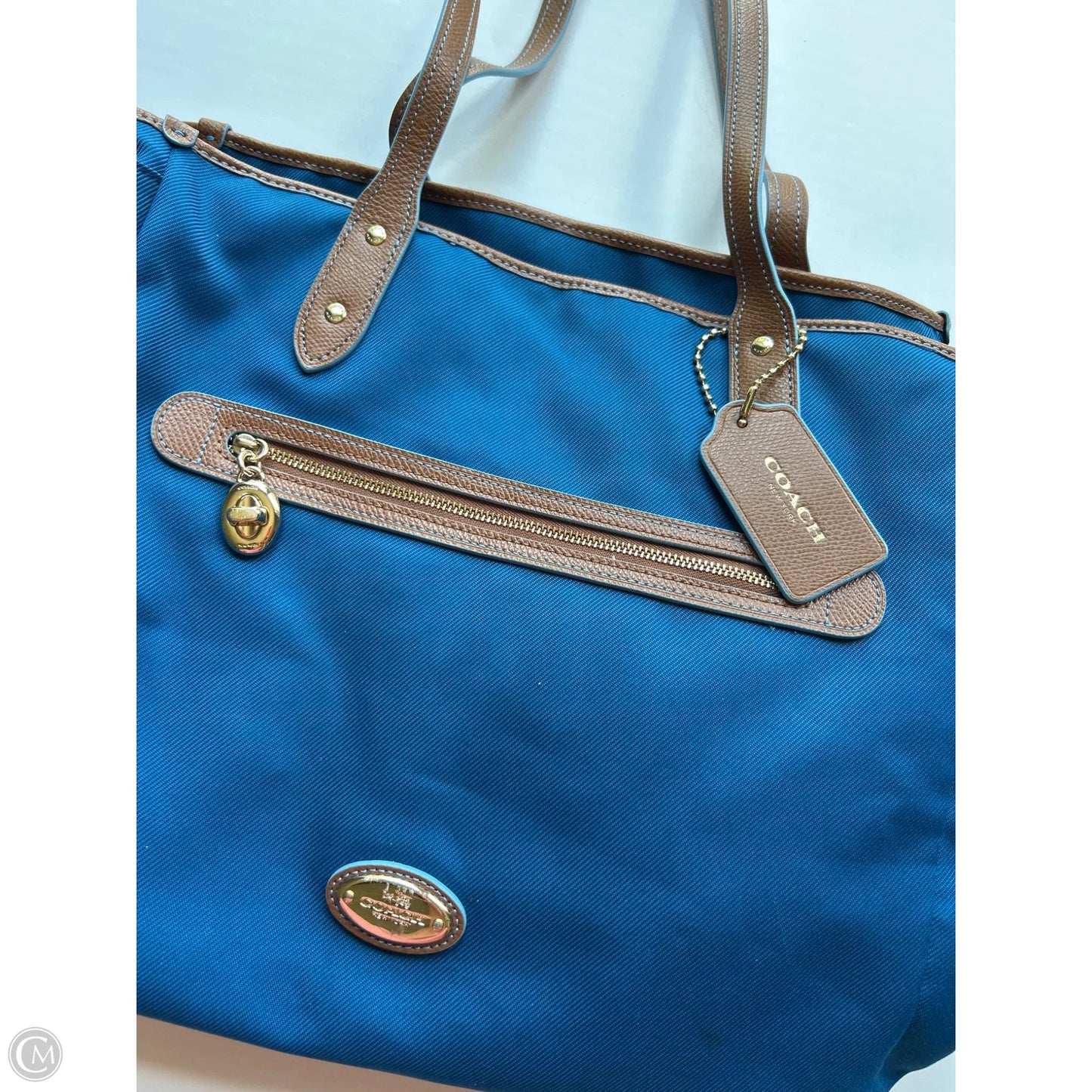 Tote Designer By Coach, Size: Large