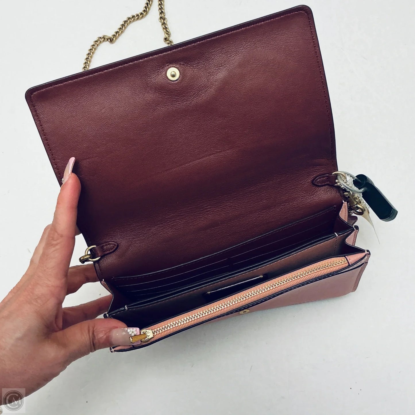 Crossbody Designer By Coach, Size: Small