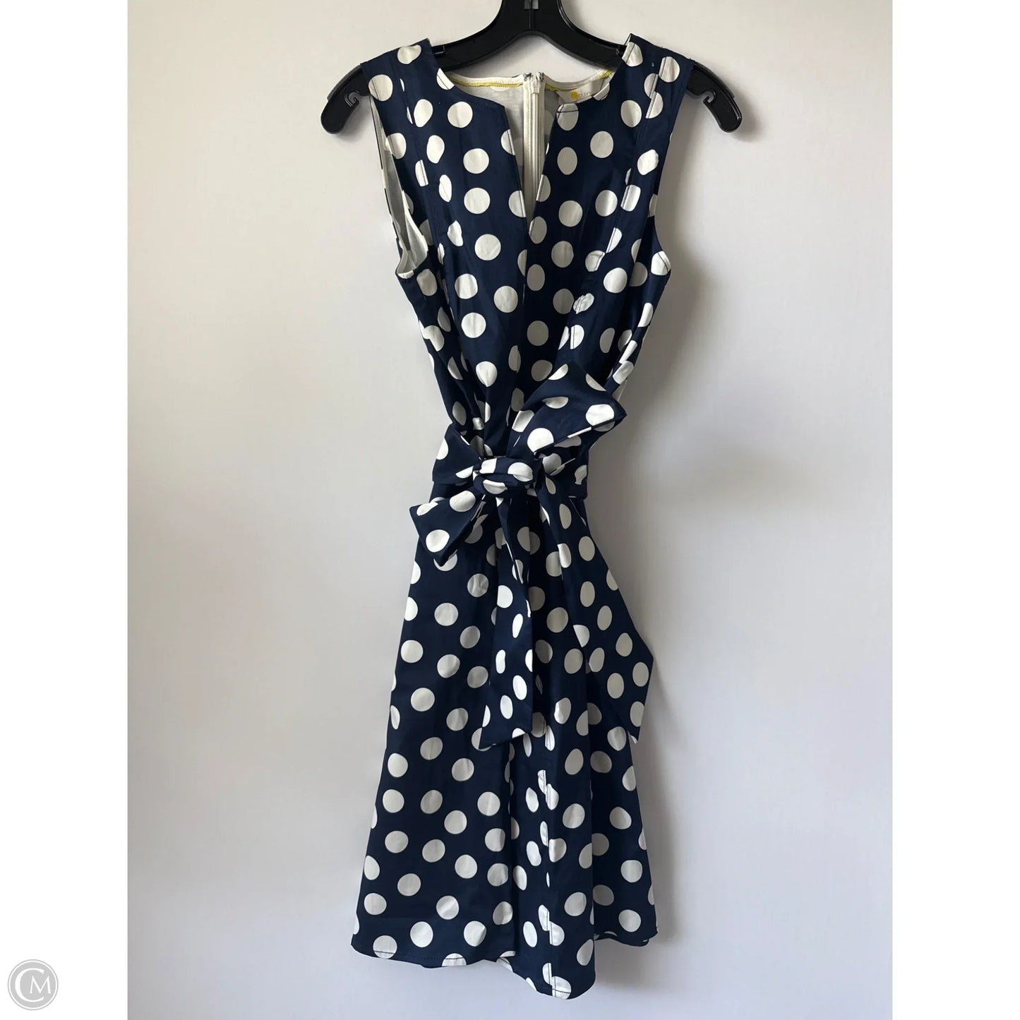 Dress Casual Midi By Boden In Polkadot Pattern, Size: M