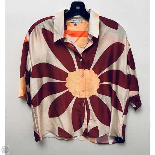 Top Short Sleeve By Gianni Bini In Multi-colored, Size: S