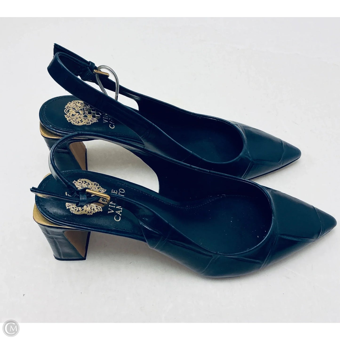 Shoes Heels Block By Vince Camuto In Navy, Size: 10