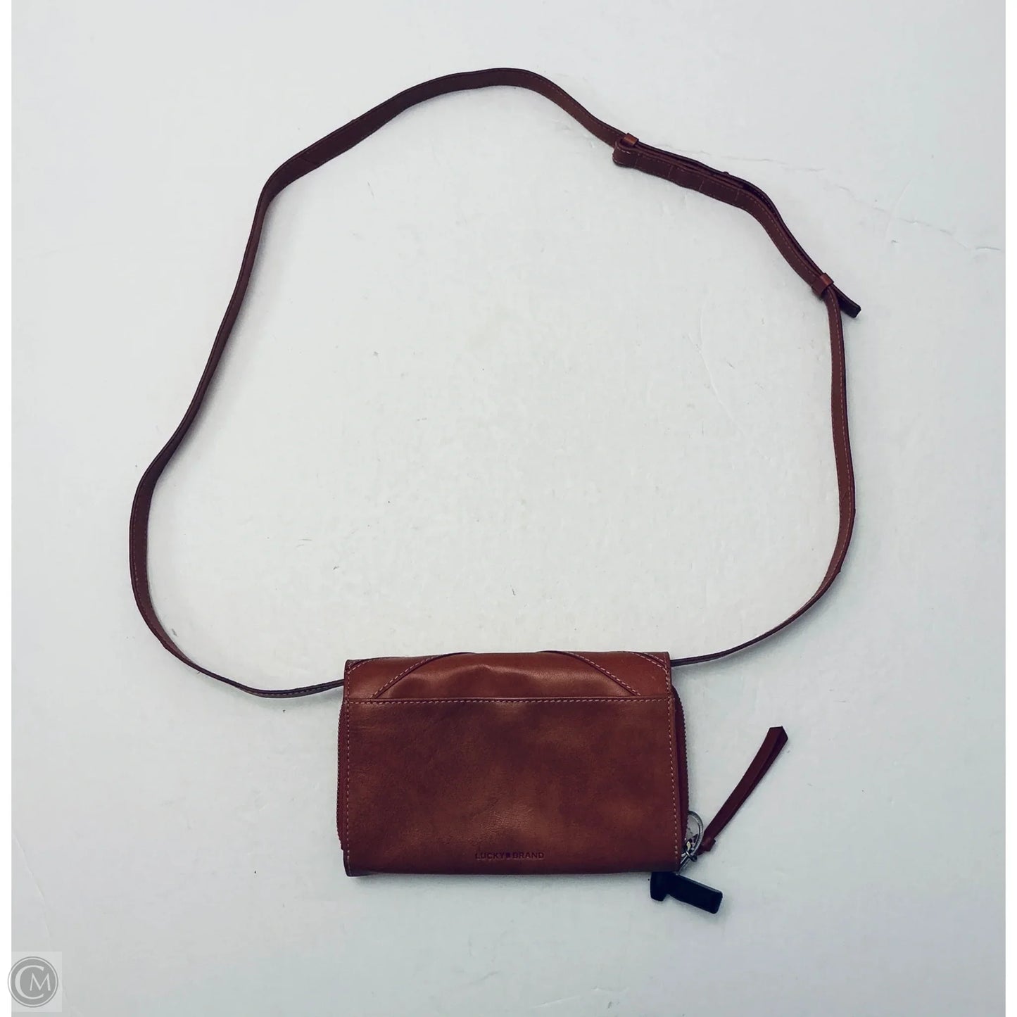 Crossbody Leather By Lucky Brand, Size: Small