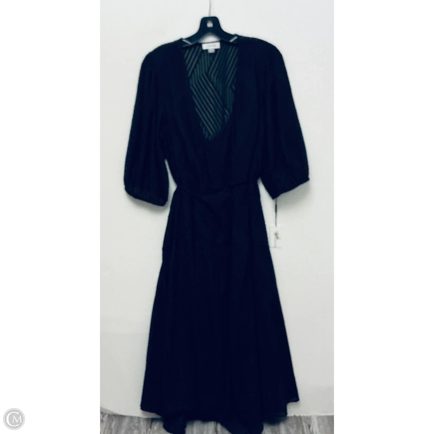 Dress Party Long By Calvin Klein In Black, Size: 10