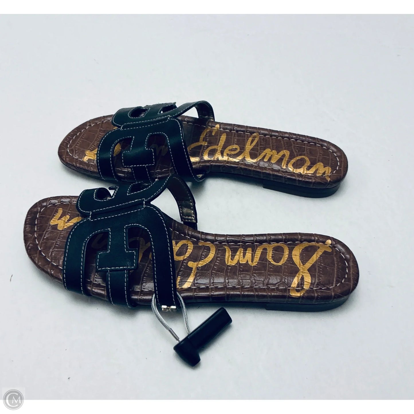 Sandals Flats By Sam Edelman In Black & Brown, Size: 8