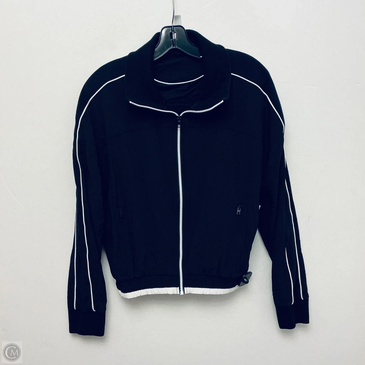 Athletic Jacket By Athleta In Black, Size: M