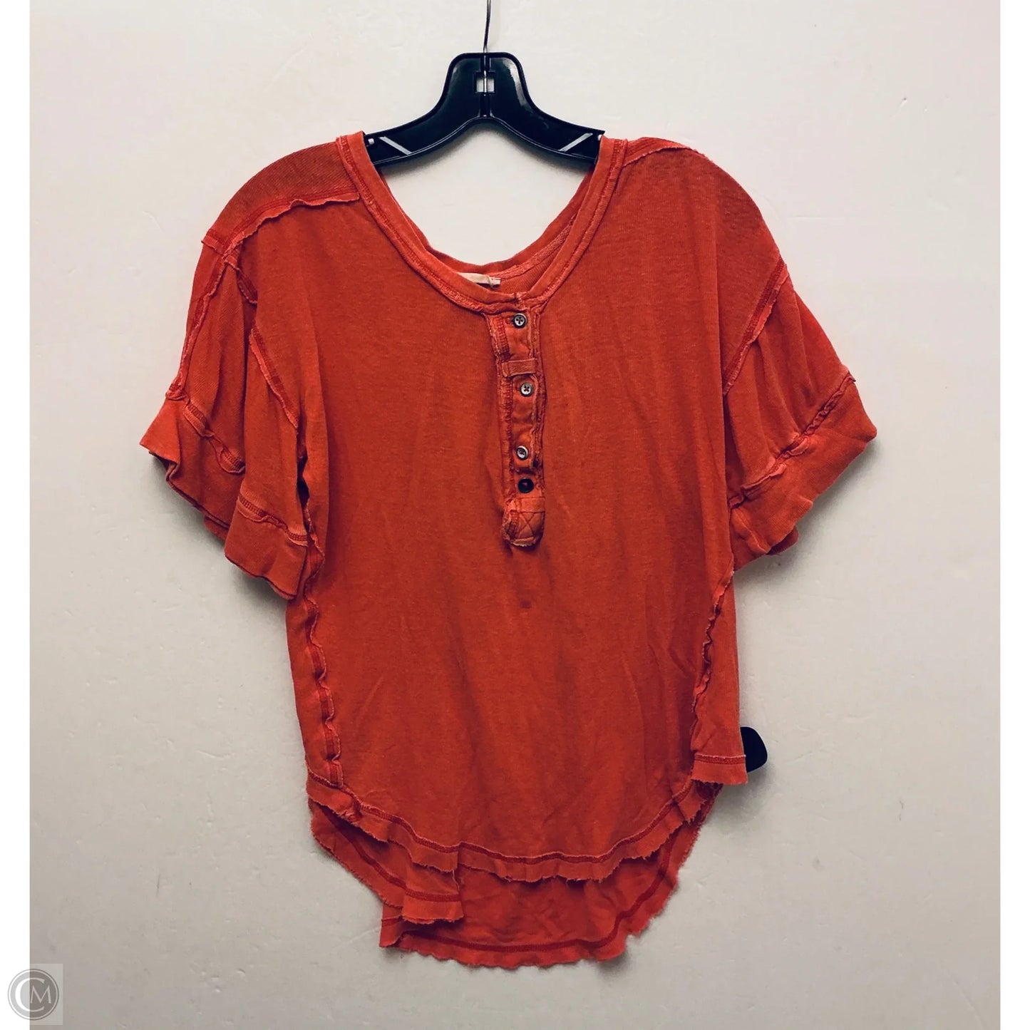Top Short Sleeve By We The Free In Pink, Size: M