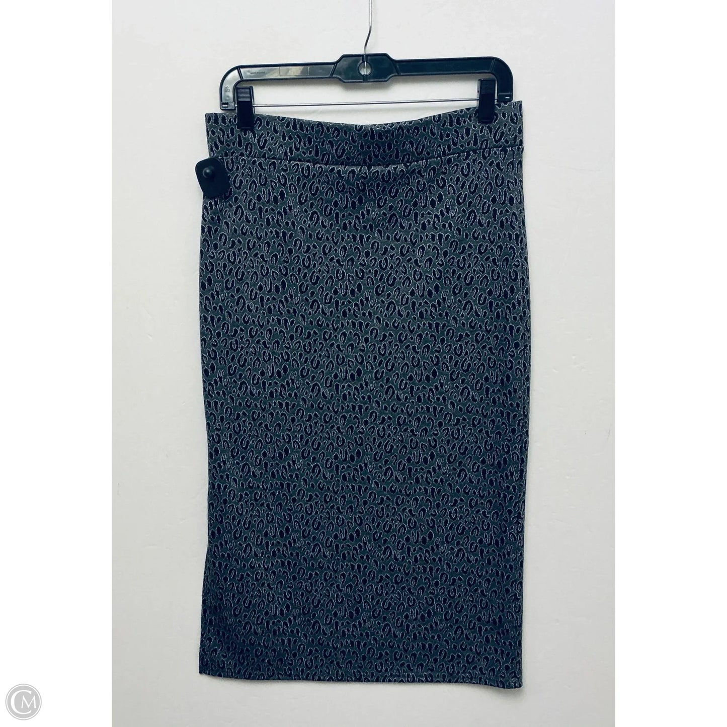 Skirt Midi By Loft In Silver, Size: M