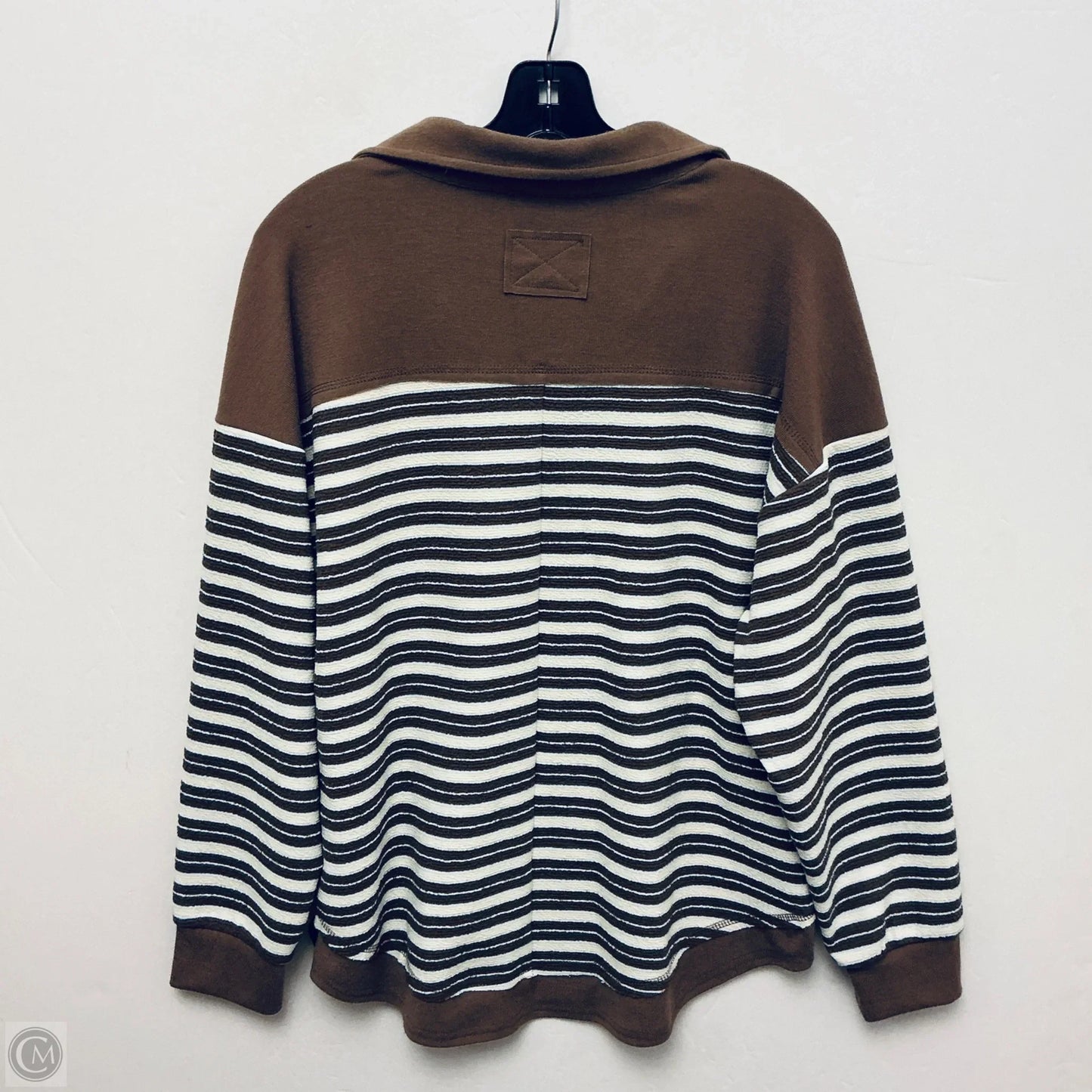 Top Long Sleeve By New In In Striped Pattern, Size: S