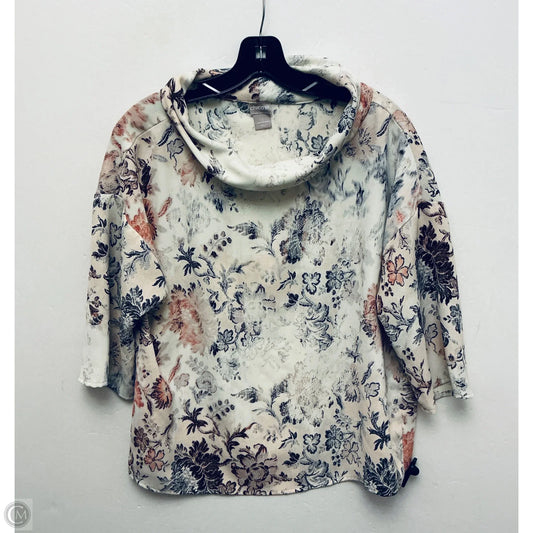 Top Long Sleeve By Chicos In Floral Print, Size: M