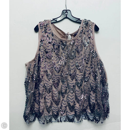 Top Sleeveless By Torrid In Purple, Size: 3x