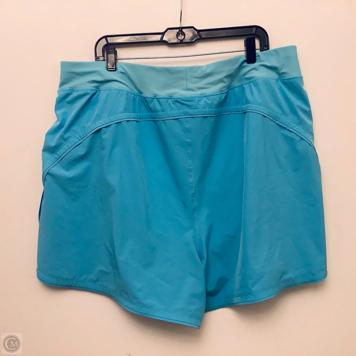 Athletic Shorts By Lands End In Blue, Size: 2x