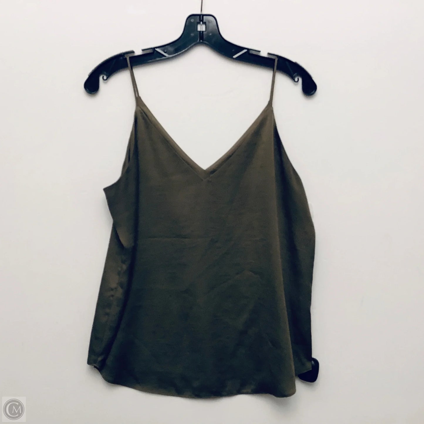 Top Sleeveless By Express In Green, Size: M
